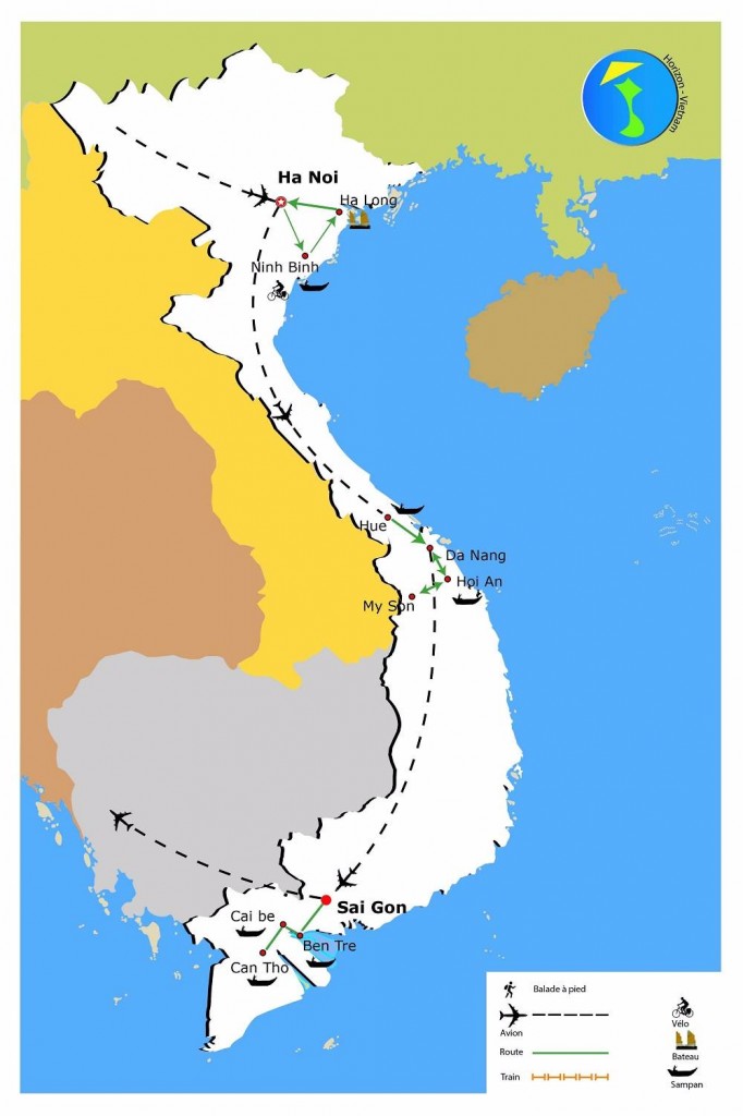 carte-circuit-le-vietnam-dans-son-ensemble-13-jours