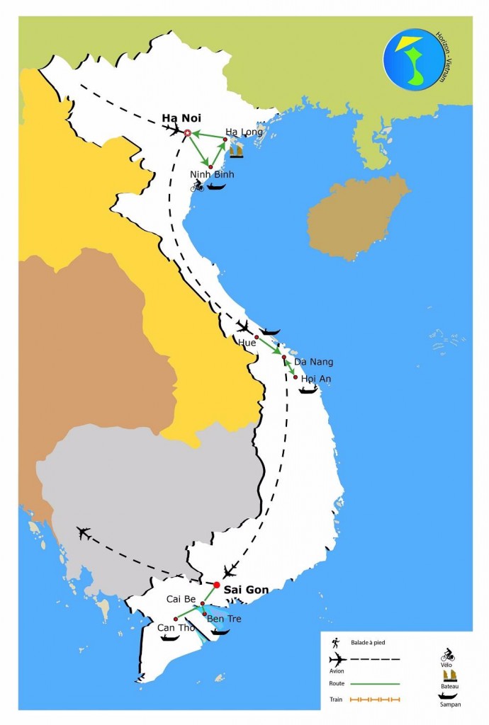 carte-du-circuit-charme-vietnam-12-jours