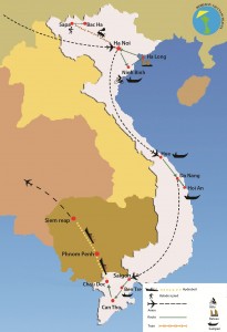 circuit vietnam cambodge 3 semaines